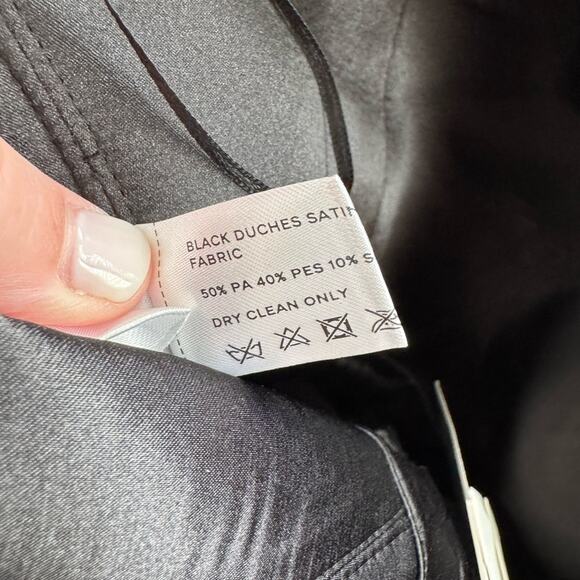 NWT The New Arrivals by ILKYAZ OZEL Clea A Line Elegant Satin Dress US 8 - Picture 8 of 9